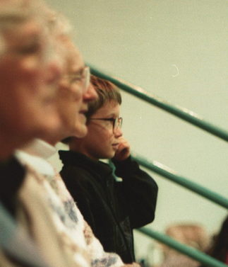 Maude, Emily and David.