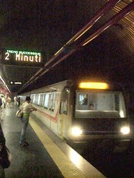 Subway, Rome, Italy.