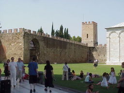 Pisa city wall.