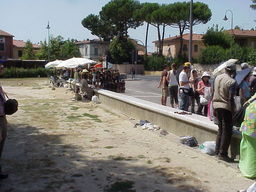 Pisa bus terminal.