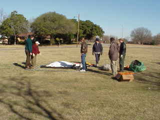 Tibetan Tent Before Assembly.