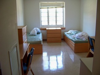 Radford University drom room.