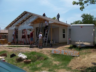 Denton Habitat for Humanity Build.