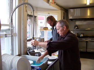 Dishroom, KTD Monastery, Woodstock, NY.